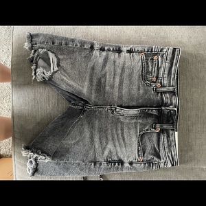 American Eagle Jean Biker Shorts